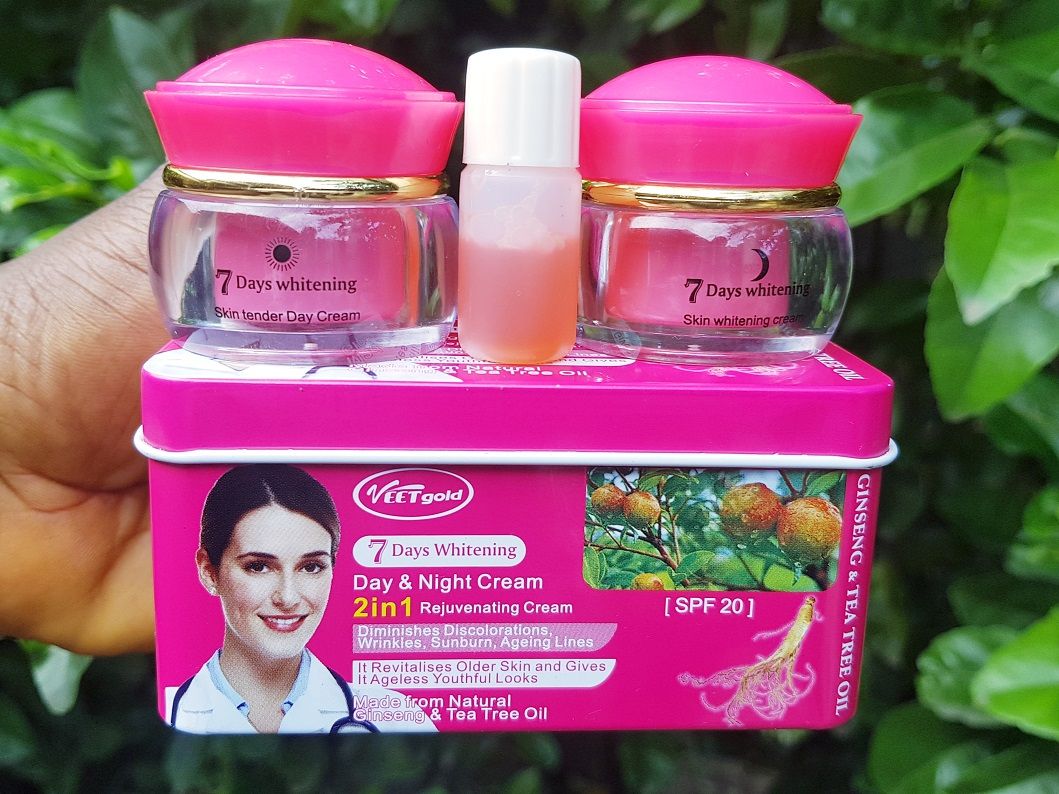 7 Days Whitening Day & Night 2in1 Face Cream With SPF 20