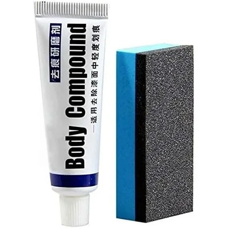 Car Body Compound Scratch Repair Wax With Sponge Brush - 15g