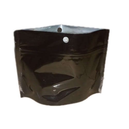 Resealable Standup Pouch For Small Chops - Black-100pieces