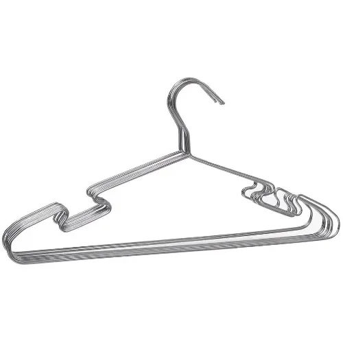 Stainless Steel Clothes Hanger - 10 Pieces