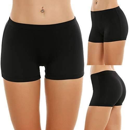 Biker Short Tight For Women - 3 Pieces - Black