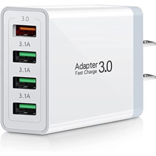 Phone Charger - 4 Port Travel Adapter