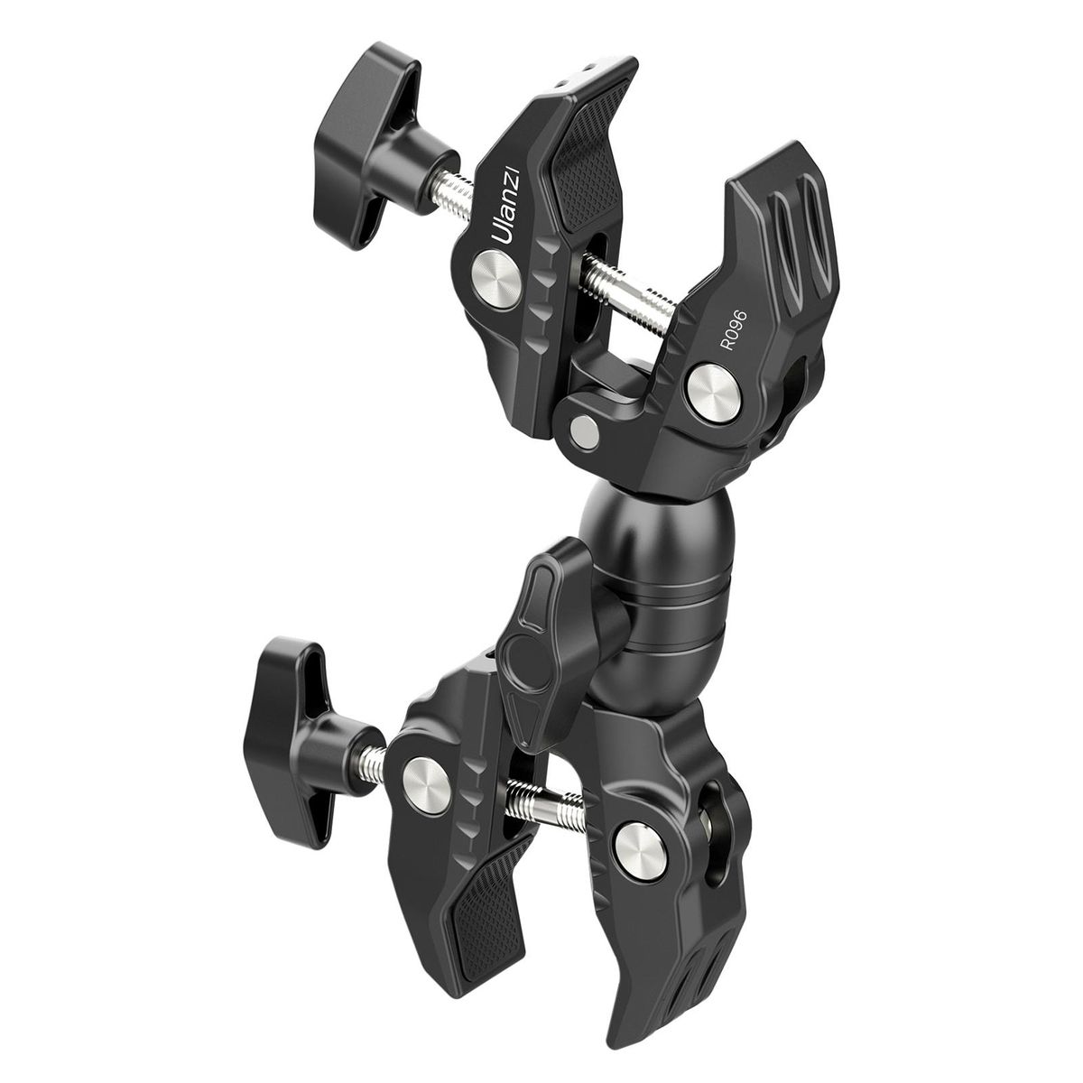 Ulanzi R096 Multi-function Super Clamp Aluminum Alloy Double Clamps Design 360&deg; Rotation 1.5kg Load Capacity Powerful Photography Accessories