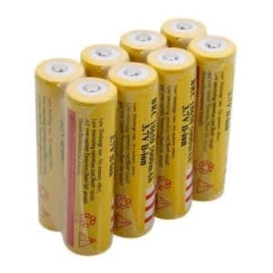10Pcs - 18650 Ultrafire 37V 7800mAh Rechargeable Battery