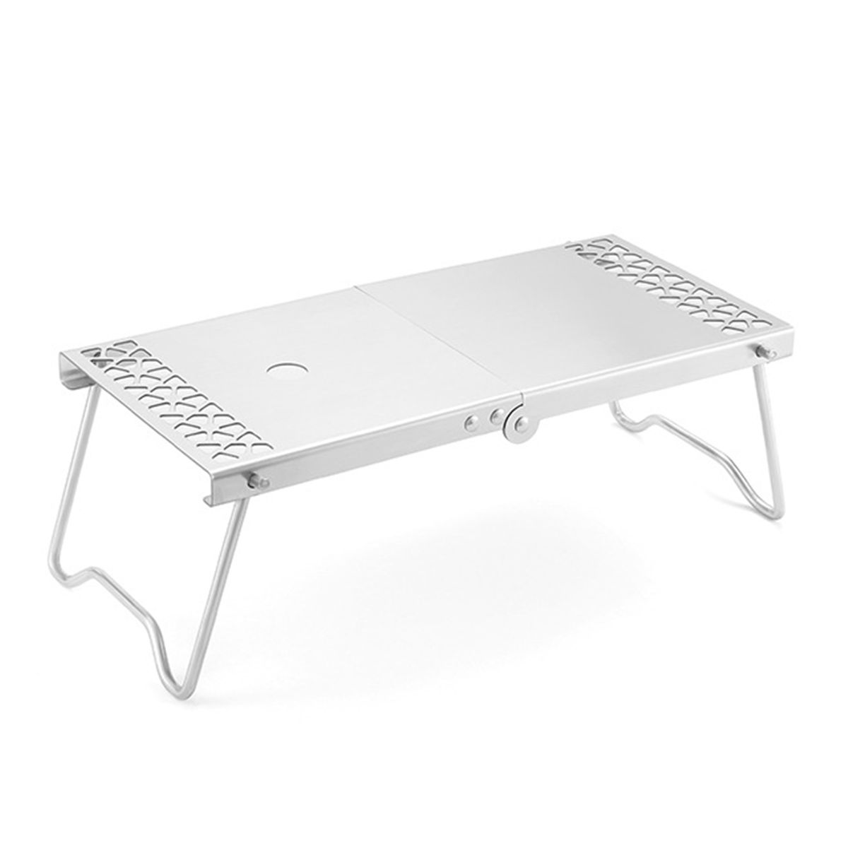 Outdoor Folding Camp Stove Stand Cooking Station Table For