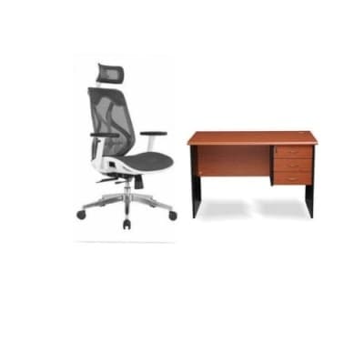 Ergonomic Swivel Mesh & Office Table