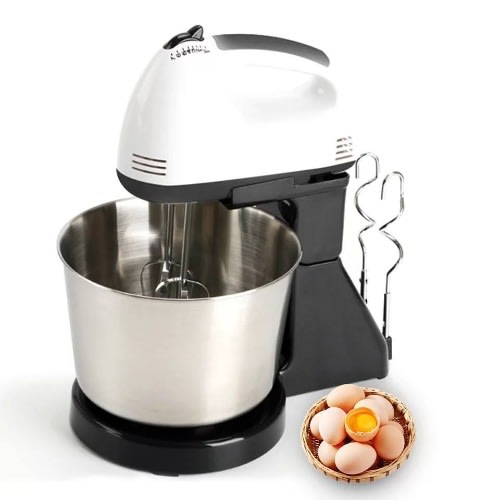 7 Speed Stainless Cake Mixer With Rotating Bowl - 2.5 Litres