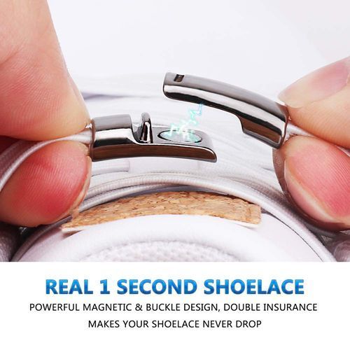 Unique Magnetic Elastic Shoe Lace Buckle