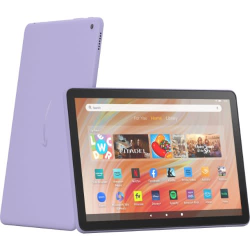 Fire HD 10 Tablet With Alexa - 10.1" - 1080P Full HD - 32GB ROM - 3GB RAM - Lilac Purple