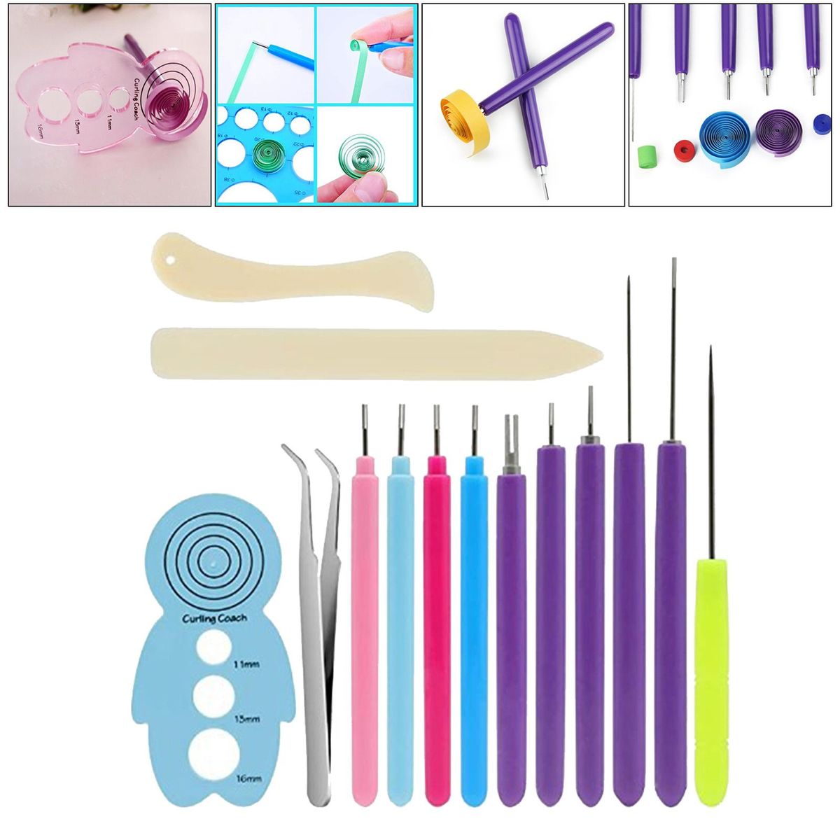 Slotted Quilling Tools Quilling Accessories 14 Pieces