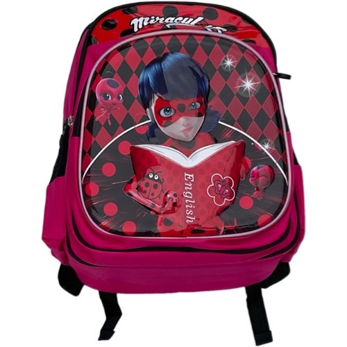 Miraculous Bug Girls Backpack- Red