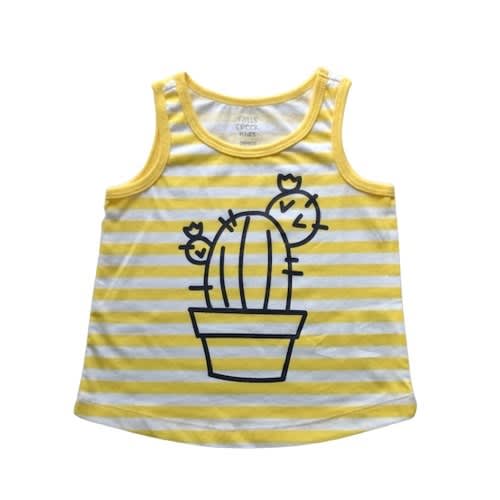 Baby Girl & Toddler Cactus Sleeveless Tank Top
