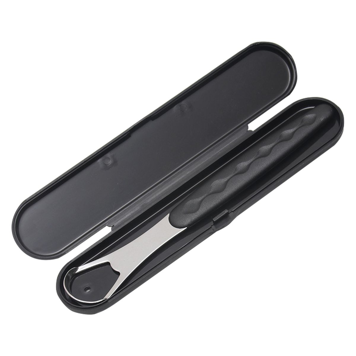 Stainless Steel Tongue Scraper Double Sided Curved Shape