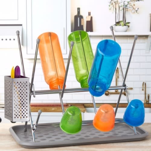 Stainless Steel Baby Feeding Bottle Drying Rack