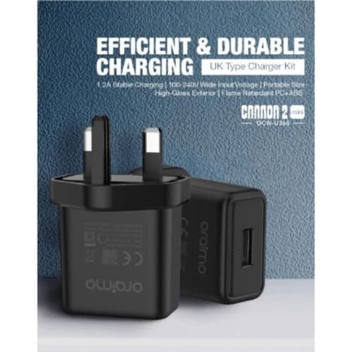 Oraimo Cannon 2 Fast Wall Charger