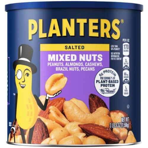 Planters Salted Mixed Nuts - 56 Oz Can
