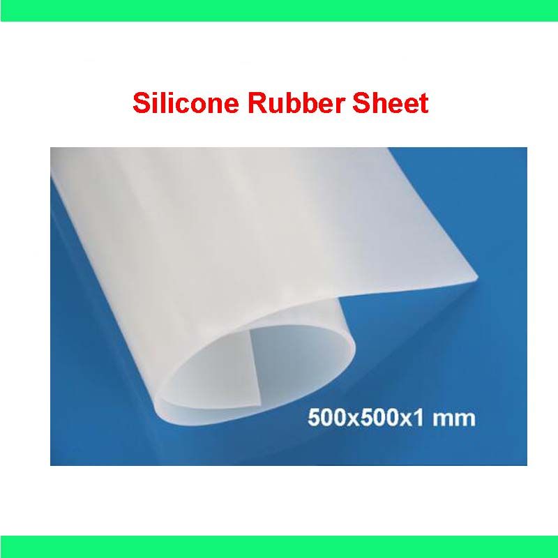 500X500X1mm, High Quality Translucent Milky White Silicone