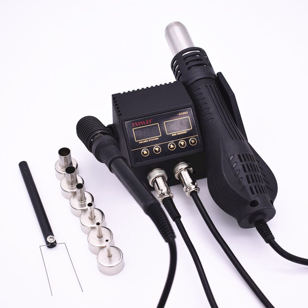 2in1 SMD Soldering  Hot Air Rework Station Desoldering