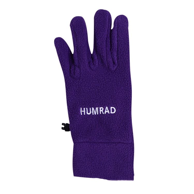 HUMRAD Outdoor Thermal Polar Fleece Gloves, Size: Free Size
