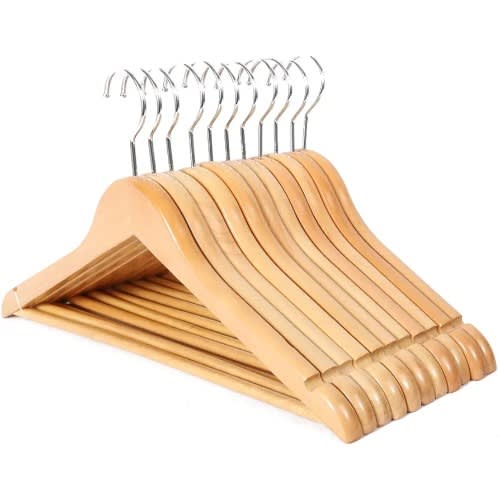Wooden Clothes Hanger - 20 Pieces
