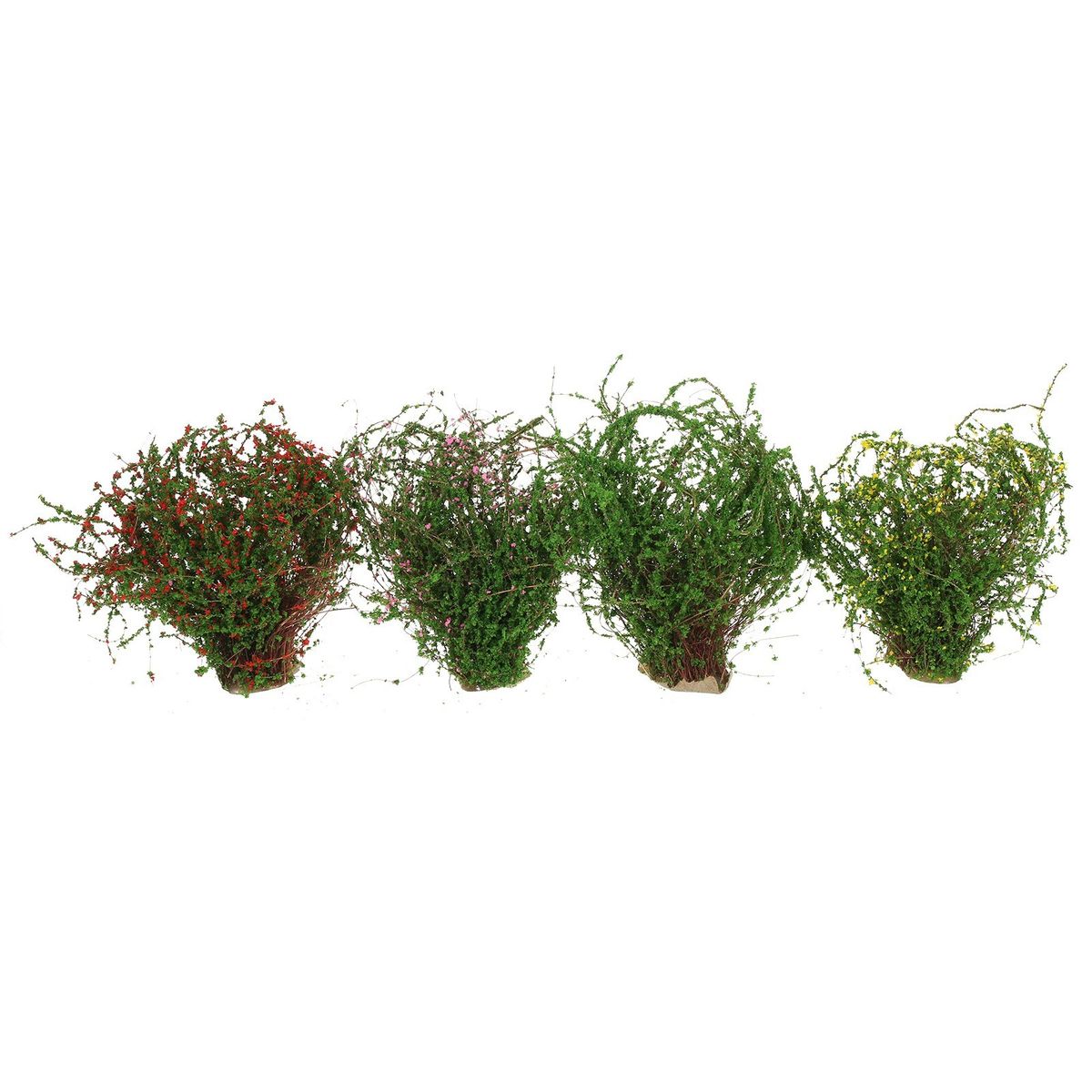 4PCS Miniature Scene Simulation Trees For Architectural