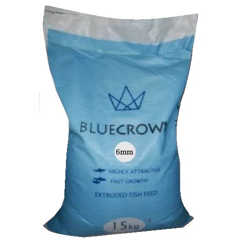 Catfish Feed - 15kg Blue Crown 6mm Grain Size Pellet