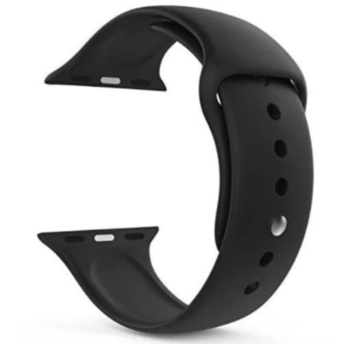 Replacement Silicone Strap For IWatch- 42-44mm  - Black