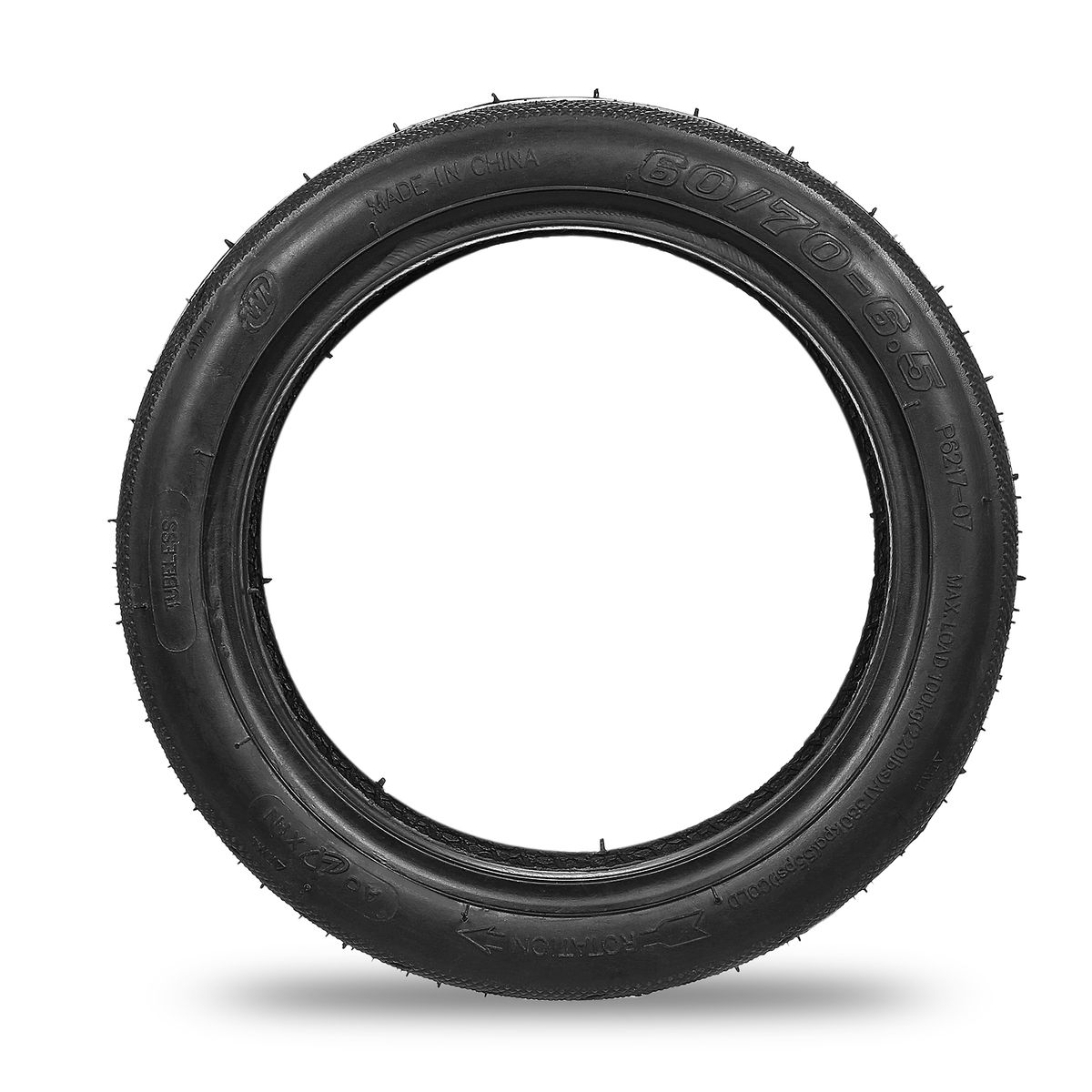 60/70-6.5 Electric Scooter Tubeless Tire Thicken Explosion
