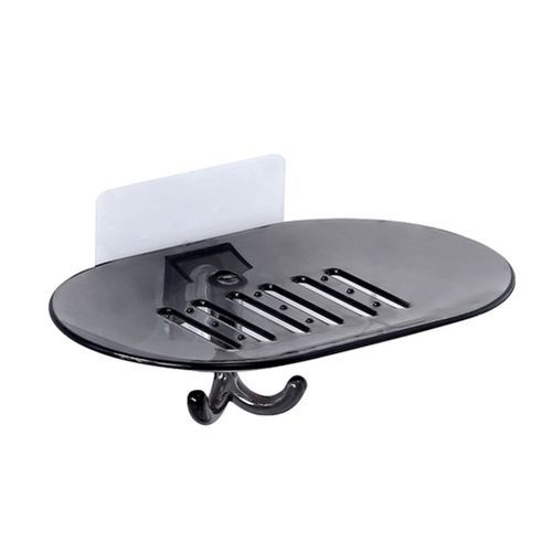 Bathroom Kitchen  Soap Holder Dish Container Shelf Sponge Hook