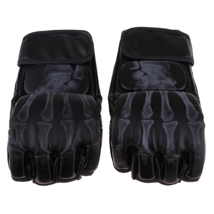 MMA  Half-Finger Boxing Fight  Sparring Punching Black2