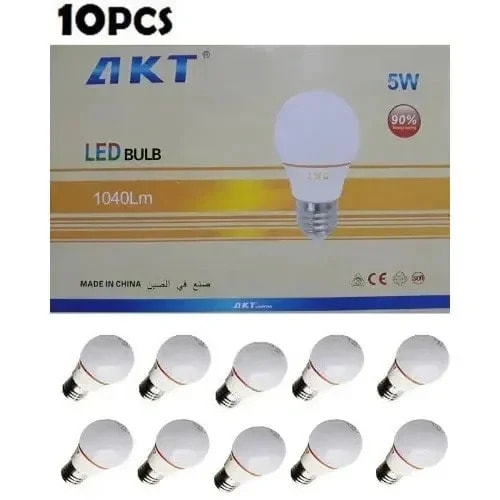10pcs AKT 5w Led Bulb - 90% Energy Saving Bulb - Screw