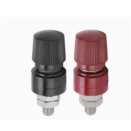 Binding Post Big Terminal Plug - 10 Pcs - Red And Black