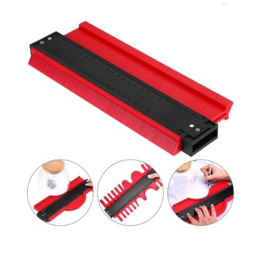 12cm Multifunction Plastic Profile Copy Contour Guage(5 Inches)