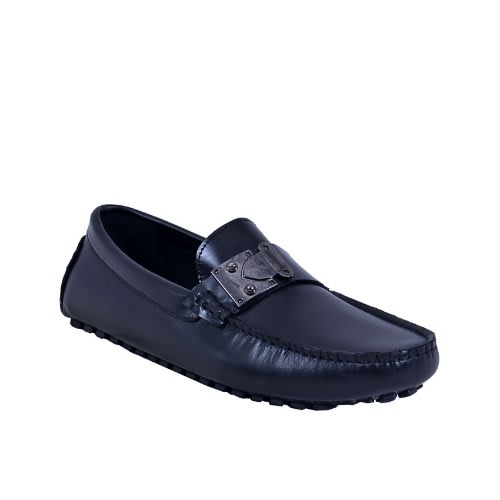 Stylish Piece Detailed Italian Leather Loafers- Msh-3711