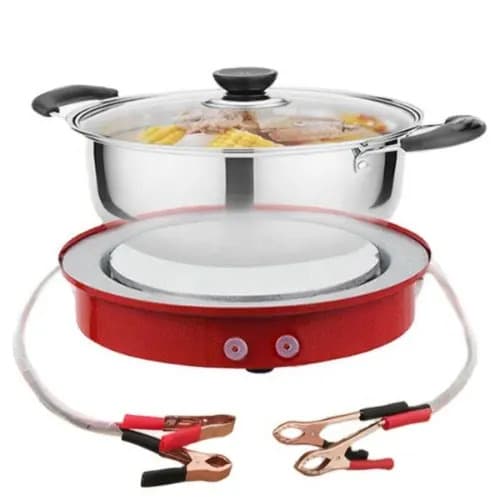 Solar & Battery Powered Electric Cooker Stove