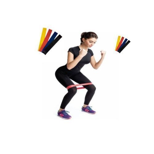 5 Pcs Elastic Sports Resistance Band Yoga Fitness Stretching