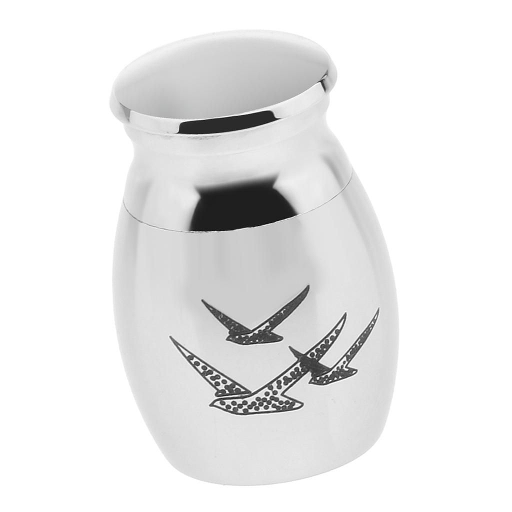 Cremation Urn Ash Holder Necklace  Container Memorial Stainless