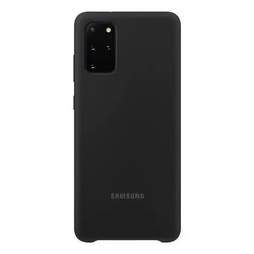 Silicon Back Case For Samsung S20 Ultra - Black