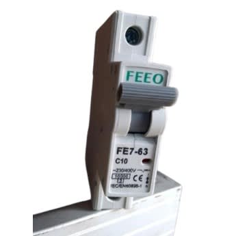 Circuit Breaker - 1p 10a Ac Mcb Feeo
