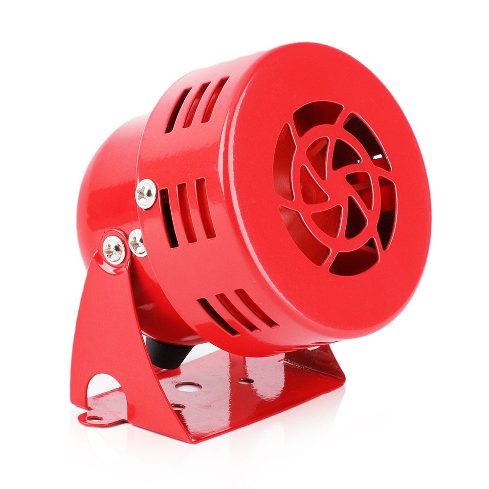 Car Air Raid Siren Horn Electric 12V Alarm Loud Fire