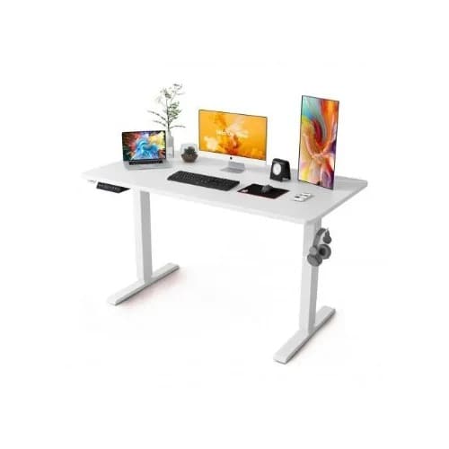 Adjustable Height Electric Standing Desk - 1.6mtr White