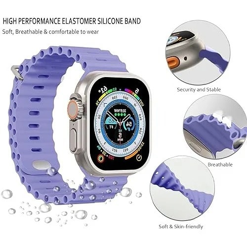 Watch Ultra 2/ultra Band 49 - 45 -  44  -  42mm - Silicone
