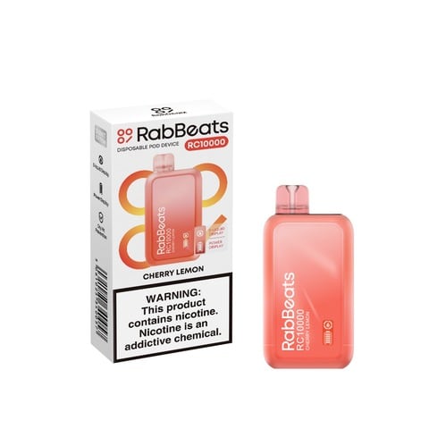 Rabbeats Rc10000 Rechargeable Disposable Device - 10000 Puffs - Cherry Lemon