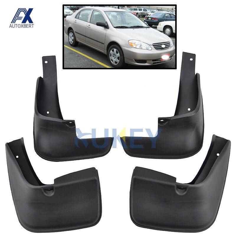 Molded Flaps For Toyota Corolla 120 Altis 2002 2003 2004 2005 2006 2007 2008 Sedan Mudflaps Sp Guards Flap Mudguards