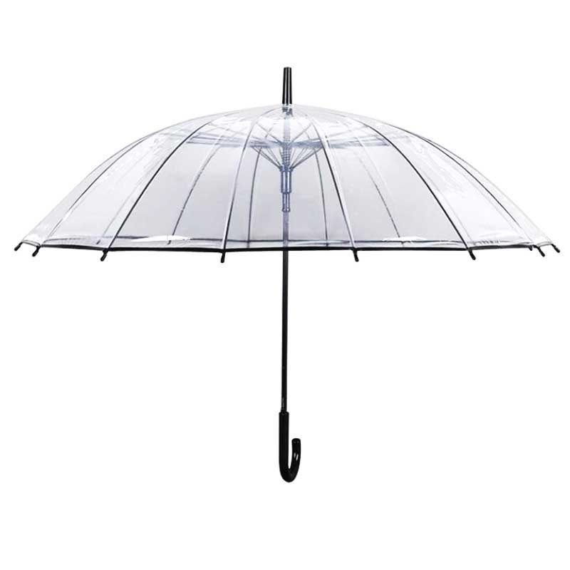 High Quality Kids Umbrella Transparent Big Long Handle