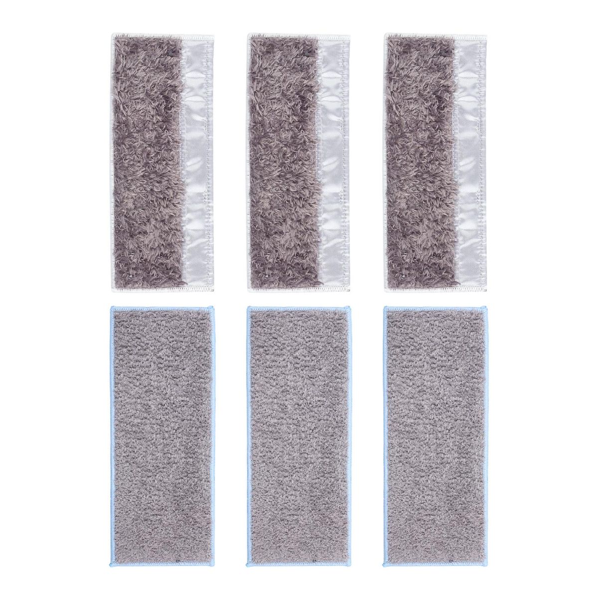 6 Pack Washable Mopping Pads Replacement for iRobot Braava Jet M6 Mopping Cloth Accessories (3 Wet Pads & 3 Dry Pads)