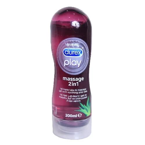 2-in-1 Sexual Massage Gel & Personal Lubricant - Aloe Vera- 200ml