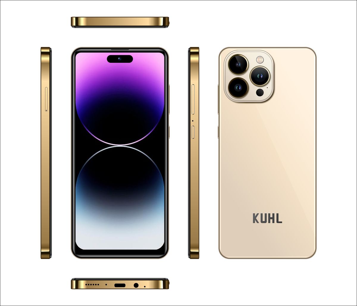 14Pro Max 6.82FHD,4GB+64GB, 5mp+13mp, 5000 MA Battery Gold