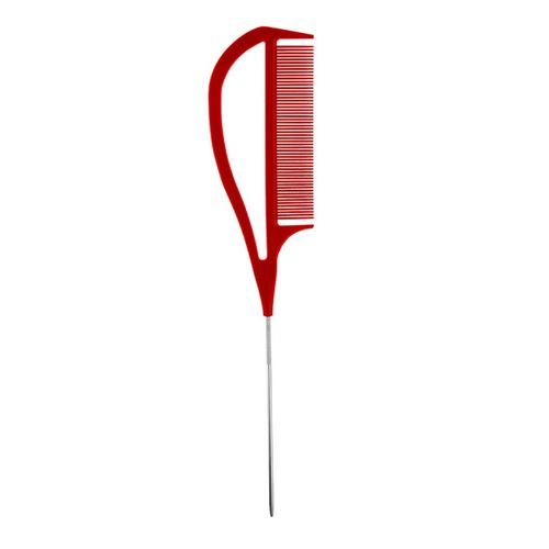 Tip-tail Comb For Hair Dyeing Tools-Red