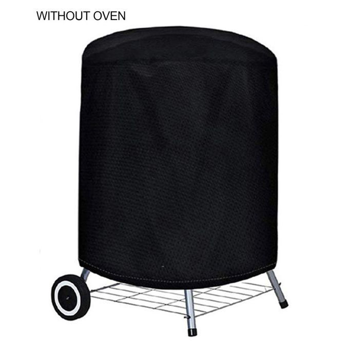 Round Bbq  Over Outdoor Fire Pit  Over Waterproof  Over Oven Hood  Ir Ular-black-62*105cm